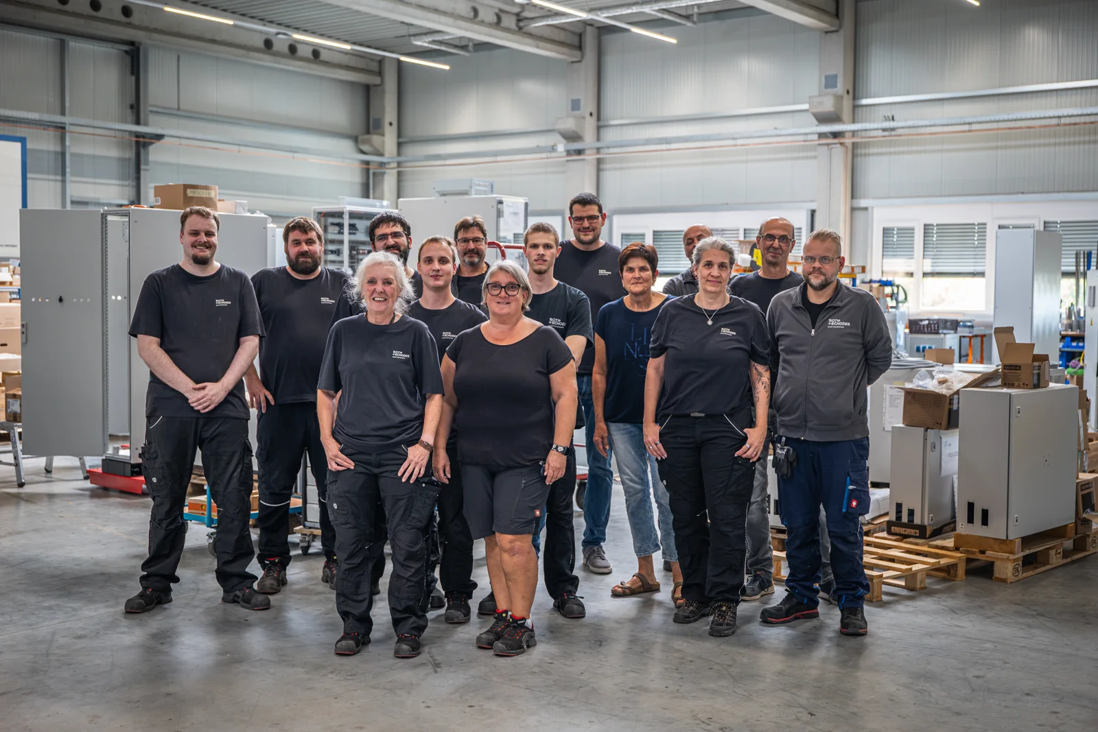 Das Team von Roth und Schoder in der Werkstatt